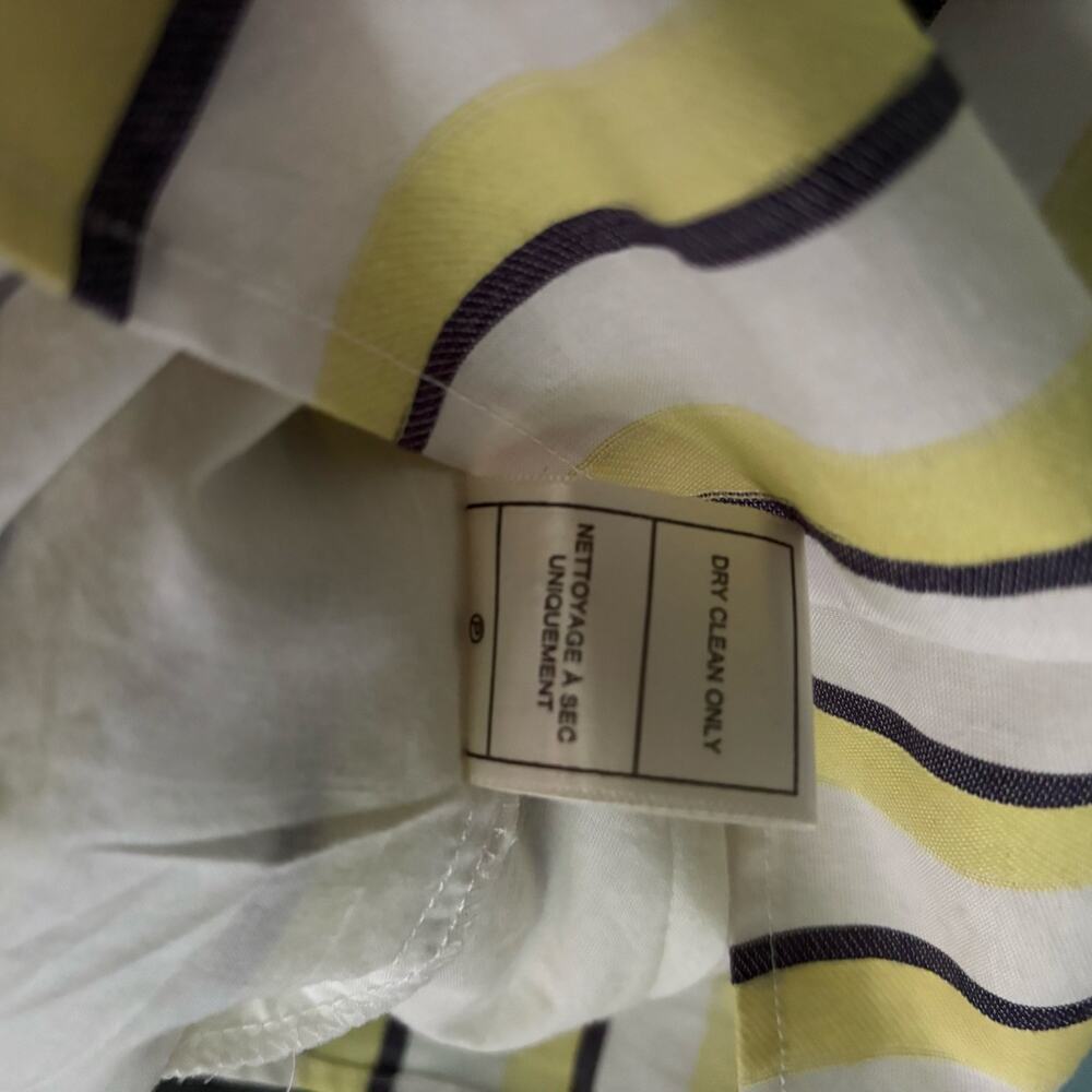Cupcakes and Cashmere Marguerite Striped Mini Dress Sz Quiet Luxury Coastal sz4 - Picture 6 of 9